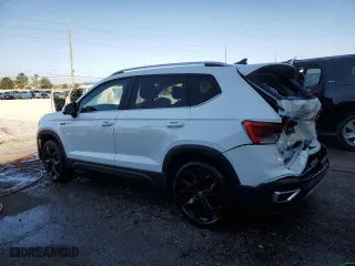 2023 Volkswagen Taos SE with VIN 3VVSX7B29PM336945, listed as a Copart auction lot 44416635 with 14,467 mi miles and Non Repairable. Bid and sale history available at carsss.com. Image 2.