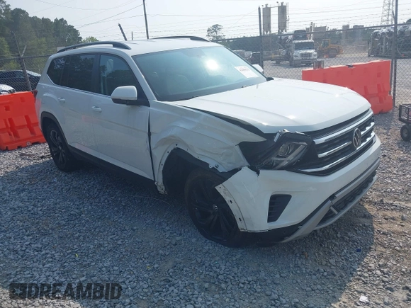 2023 Volkswagen Atlas SE z VIN 1V2WR2CA6PC547040, wystawiony jako IAAI lot #42400535 z przebiegiem 25 300 mil mil oraz . Historia ofert i sprzedaży dostępna na DreamBid. Obrazek 1.