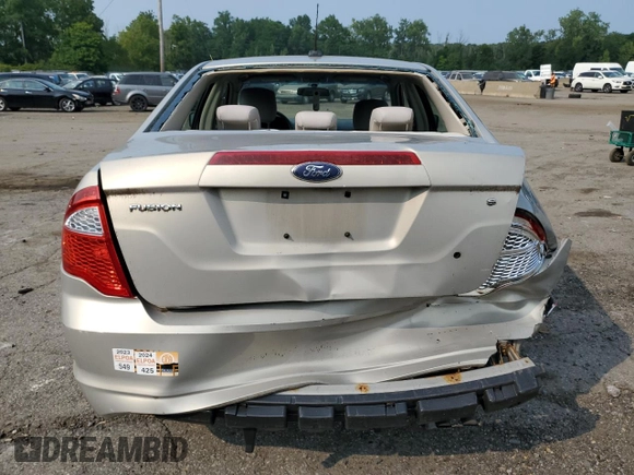 2010 Ford Fusion S with VIN 3FAHP0GA3AR424258, listed as a Copart auction lot 67817944 with 108,232 mi miles and Salvage Title. Bid and sale history available at carsss.com. Image 6.