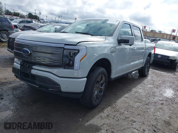 2023 Ford F-150 Lightning Pro with VIN 1FTVW1EV3PWG60491, listed as a IAAI auction lot 41507485 with 19,148 mi miles and . Bid and sale history available at DreamBid. Image 21.