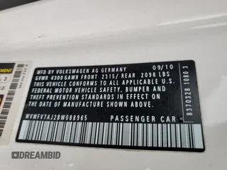 2011 Volkswagen GTI w/Sunroof z VIN WVWFV7AJ2BW088965, wystawiony jako Copart lot #86633634 z przebiegiem 139 017 mil mil oraz Szkoda całkowita • Salvage title. Historia ofert i sprzedaży dostępna na DreamBid. Obrazek 12.