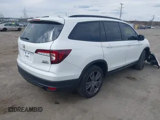 2022 Honda Pilot Sport with VIN 5FNYF6H3XNB037388, listed as a IAAI auction lot 41882581 with 53,540 mi miles and . Bid and sale history available at DreamBid. Image 4.