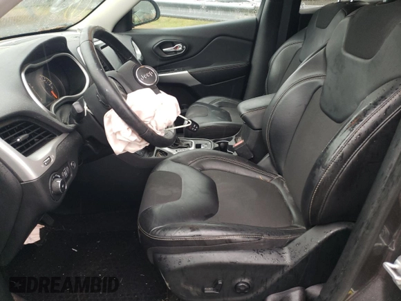 2018 Jeep Cherokee Latitude Plus with VIN 1C4PJLLB1JD512001, listed as a Copart auction lot 77412584 with 40,637 mi miles and Salvage title. Bid and sale history available at DreamBid. Image 7.