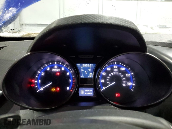 2013 Hyundai Veloster Turbo w/Black Int with VIN KMHTC6AE8DU109947, listed as a Copart auction lot 50118255 with 196,992 mi miles and Non Repairable. Bid and sale history available at carsss.com. Image 9.