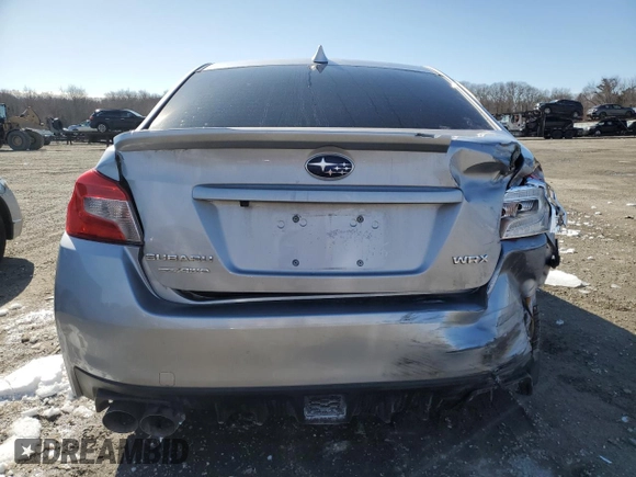 2020 Subaru WRX with VIN JF1VA1A6XL9827411, listed as a Copart auction lot 45719515 with 21,183 mi miles and Salvage Title. Bid and sale history available at DreamBid. Image 6.