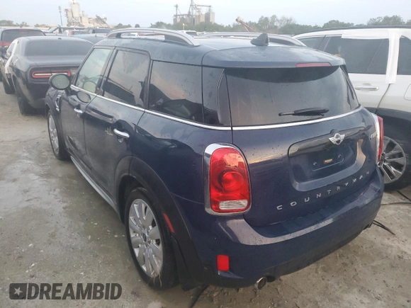2018 MINI Countryman Cooper S with VIN WMZYT3C37J3E93910, listed as a Copart auction lot 74038734 with 0 mi miles and Salvage Title. Bid and sale history available at carsss.com. Image 2.