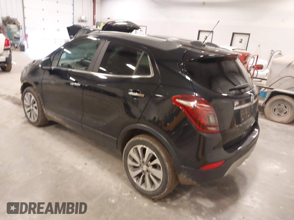 2019 Buick Encore Preferred with VIN KL4CJASBXKB959308, listed as a IAAI auction lot 41858092 with 90,476 mi miles. Bid and sale history available at carsss.com. Image 3.