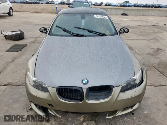 2007 BMW 3 Series 335i with VIN WBAWB73537P155113, listed as a Copart auction lot 54203555 with Not provided miles and Salvage title. Bid and sale history available at DreamBid. Image 5.