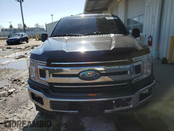 2018 Ford F-150 XL with VIN 1FTEW1E53JKE60547, listed as a Copart auction lot 48201675 with 185,399 mi miles and Clean Title. Bid and sale history available at DreamBid. Image 5.