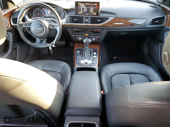 2015 Audi A6 Premium Plus with VIN WAUGFAFC3FN043521, listed as a Copart auction lot 60538745 with 82,135 mi miles and Salvage title. Bid and sale history available at DreamBid. Image 8.