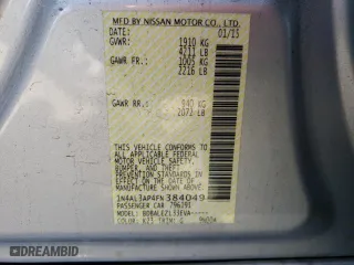 2015 Nissan Altima 2.5 S with VIN 1N4AL3AP4FN384049, listed as a Copart auction lot 49351575 with 187,843 mi miles and Salvage Title. Bid and sale history available at carsss.com. Image 12.