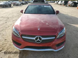 2017 Mercedes-Benz C 300 with VIN WDDWK4JB2HF430767, listed as a Copart auction lot 83460074 with Not Provided miles and Salvage Title. Bid and sale history available at DreamBid. Image 5.