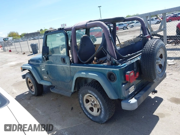 1997 Jeep Wrangler Sport with VIN 1J4FY19S4VP539226, listed as a IAAI auction lot 42096161 with 1 mi miles. Bid and sale history available at carsss.com. Image 3.