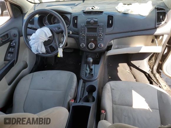 2010 Kia Forte EX with VIN KNAFU4A20A5807898, listed as a Copart auction lot 47034545 with 0 mi miles and Salvage Title. Bid and sale history available at carsss.com. Image 8.