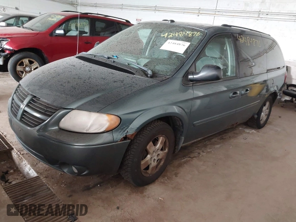 2005 Dodge Caravan SXT with VIN 2D4GP44L25R431882, listed as a IAAI auction lot 42484876 with 242,096 mi miles and . Bid and sale history available at DreamBid. Image 2.