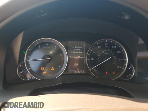 2016 Lexus ES with VIN 58ABK1GG1GU014704, listed as a Copart auction lot 53478795 with 152,335 mi miles and Salvage Title. Bid and sale history available at carsss.com. Image 9.