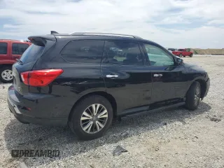 2019 Nissan Pathfinder SV with VIN 5N1DR2MM9KC629317, listed as a Copart auction lot 58920105 with 59,934 mi miles and Salvage title. Bid and sale history available at DreamBid. Image 3.