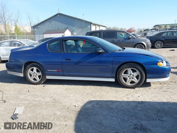 2004 Chevrolet Monte Carlo SS Supercharged with VIN 2G1WZ121349210771, listed as a IAAI auction lot 42112705 with 110,593 mi miles. Bid and sale history available at carsss.com. Image 13.