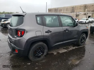 2017 Jeep Renegade Sport with VIN ZACCJAAH9HPE98533, listed as a Copart auction lot 72002474 with 109,066 mi miles and Salvage Title. Bid and sale history available at carsss.com. Image 3.