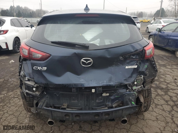 2019 Mazda CX-3 Sport with VIN JM1DKDB73K1458304, listed as a Copart auction lot 88777655 with 41,801 mi miles and Salvage Title. Bid and sale history available at carsss.com. Image 6.