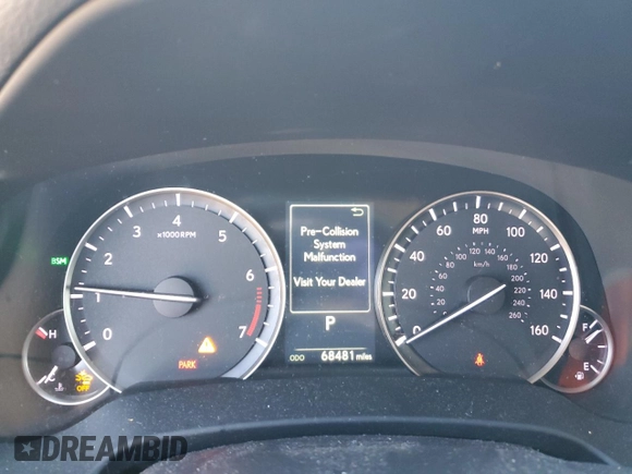 2020 Lexus RX with VIN 2T2AZMAA3LC163000, listed as a Copart auction lot 89308655 with 68,481 mi miles and Salvage Title. Bid and sale history available at carsss.com. Image 9.