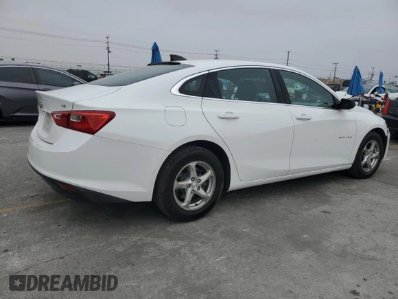 2016 Chevrolet Malibu LS z VIN 1G1ZB5ST2GF330583, wystawiony jako Copart lot #60837225 z przebiegiem 70 610 mil mil oraz Szkoda całkowita • Salvage title. Historia ofert i sprzedaży dostępna na DreamBid. Obrazek 3.