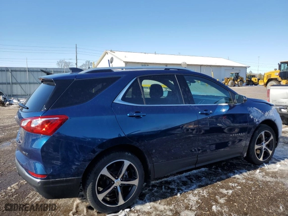 2019 Chevrolet Equinox LT with VIN 2GNAXVEX2K6125327, listed as a Copart auction lot 48082985 with 53,670 mi miles and Salvage Title. Bid and sale history available at carsss.com. Image 3.