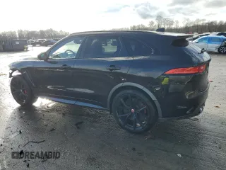2019 Jaguar F-Pace SVR with VIN SADCZ2EEXKA606569, listed as a Copart auction lot 81816513 with 33,532 mi miles and . Bid and sale history available at DreamBid. Image 2.