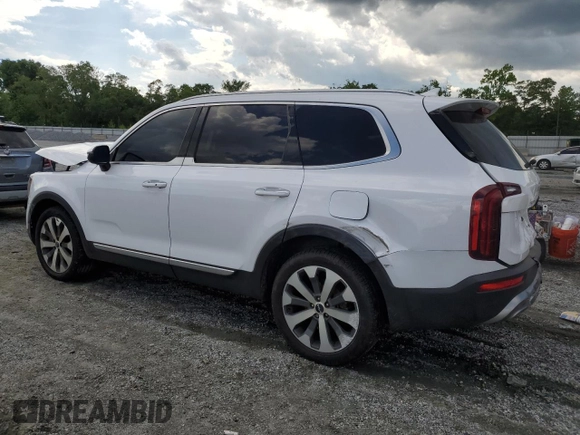 2022 Kia Telluride S with VIN 5XYP64HC7NG221406, listed as a Copart auction lot 56362715 with 50,398 mi miles and Salvage title. Bid and sale history available at DreamBid. Image 2.