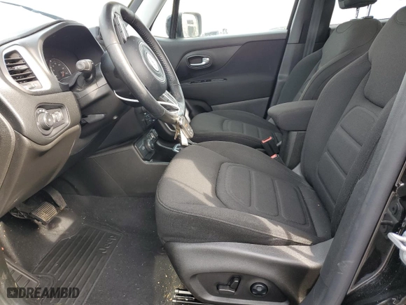 2021 Jeep Renegade Latitude with VIN ZACNJDBB2MPN13949, listed as a Copart auction lot 43442275 with 25,612 mi miles and Salvage Title. Bid and sale history available at carsss.com. Image 7.