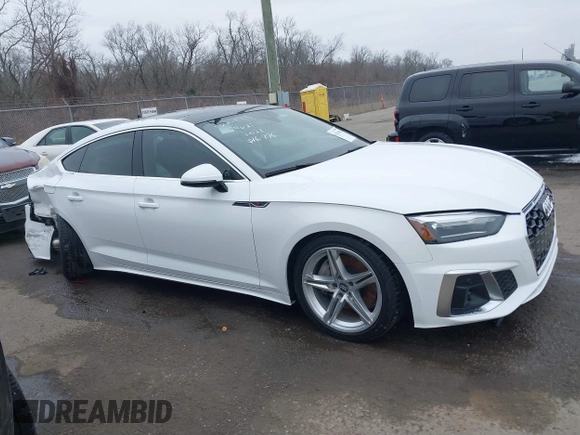 2021 Audi A5 Sportback S line Premium with VIN WAUDACF54MA016976, listed as a IAAI auction lot 41534802 with 16,606 mi miles. Bid and sale history available at carsss.com. Image 13.