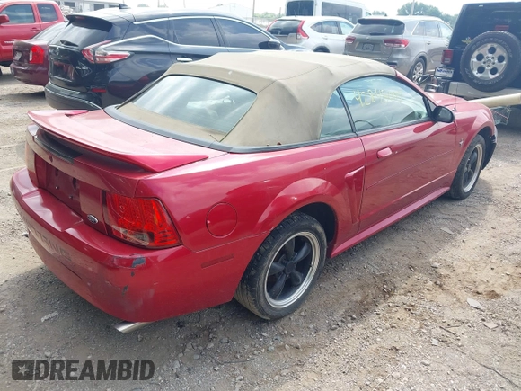 2000 Ford Mustang with VIN 1FAFP4448YF239479, listed as a IAAI auction lot 42843007 with 156,326 mi miles and . Bid and sale history available at DreamBid. Image 4.