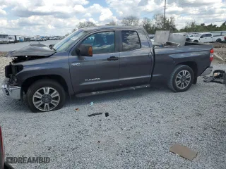 2018 Toyota Tundra 2WD SR with VIN 5TFRY5F17JX241625, listed as a Copart auction lot 44248675 with 87,029 mi miles and Salvage Title. Bid and sale history available at carsss.com. Image 1.