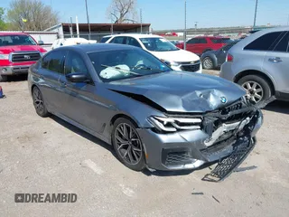 2021 BMW 5 Series 530i with VIN WBA53BH04MWX16672, listed as a IAAI auction lot 41963601 with 65,155 mi miles and . Bid and sale history available at DreamBid. Image 1.