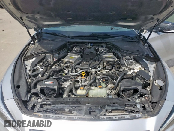 2017 Infiniti Q50 Red Sport 400 with VIN JN1FV7AP2HM851093, listed as a Copart auction lot 50955125 with 59,688 mi miles and Clean title. Bid and sale history available at DreamBid. Image 11.