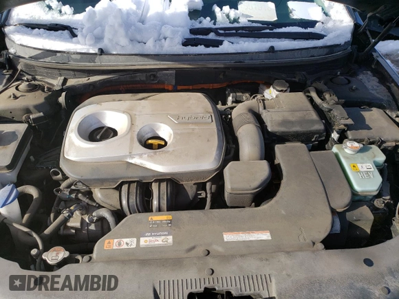2017 Hyundai Sonata Hybrid SE with VIN KMHE24L19HA059528, listed as a Copart auction lot 72853222 with 0 mi miles. Bid and sale history available at carsss.com. Image 11.