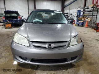 2005 Honda Civic Sdn VP with VIN 1HGES16395L017538, listed as a Copart auction lot 52503465 with 89,105 mi miles and Salvage Title. Bid and sale history available at carsss.com. Image 5.