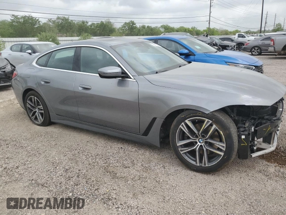 2024 BMW 4 Series 430i xDrive with VIN WBA73AV01RFT43640, listed as a Copart auction lot 51204795 with 15,630 mi miles and Clean Title. Bid and sale history available at carsss.com. Image 4.