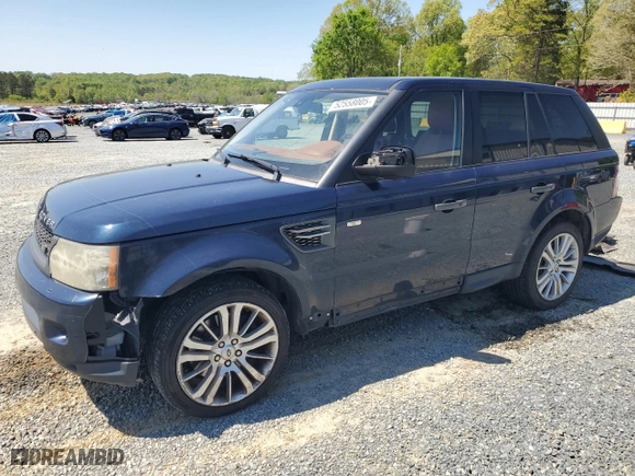 2011 Land Rover Range Rover Sport HSE LUX with VIN SALSK2D43BA705540, listed as a Copart auction lot 52558005 with 157,274 mi miles and Clean Title. Bid and sale history available at carsss.com. Image 1.