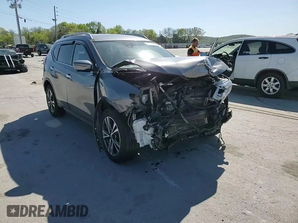 2019 Nissan Rogue SV with VIN JN8AT2MV2KW395087, listed as a Copart auction lot 53240965 with 97,237 mi miles and Salvage Title. Bid and sale history available at carsss.com. Image 12.