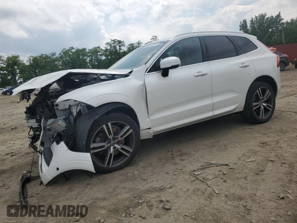 2019 Volvo XC60 Momentum with VIN YV4A22RK1K1387229, listed as a Copart auction lot 59251215 with 46,563 mi miles and Salvage title. Bid and sale history available at DreamBid. Image 1.
