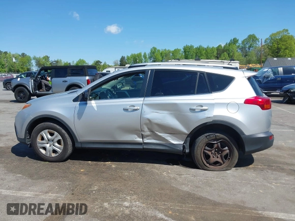 2015 Toyota RAV4 LE with VIN JTMBFREV4FD119929, listed as a IAAI auction lot 42038545 with 161,764 mi miles and . Bid and sale history available at DreamBid. Image 14.