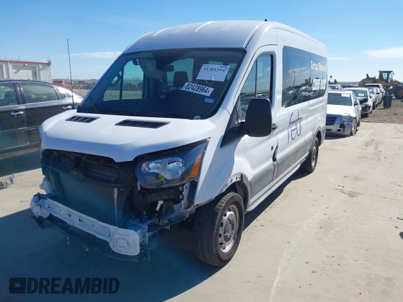 2024 Ford Transit Passenger XL with VIN 1FBAX2C89PKB52360, listed as a IAAI auction lot 41381594 with 43,067 mi miles and . Bid and sale history available at DreamBid. Image 22.