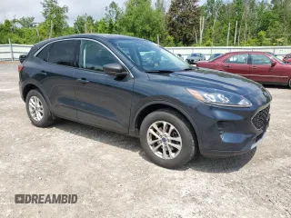 2022 Ford Escape SE with VIN 1FMCU9G62NUC02592, listed as a Copart auction lot 61613325 with 21,064 mi miles and Salvage title. Bid and sale history available at DreamBid. Image 4.