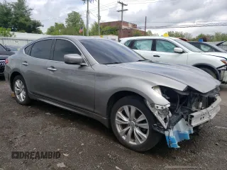 2011 Infiniti M37 with VIN JN1BY1AR1BM370358, listed as a Copart auction lot 54007994 with 0 mi miles and Salvage Title. Bid and sale history available at carsss.com. Image 4.