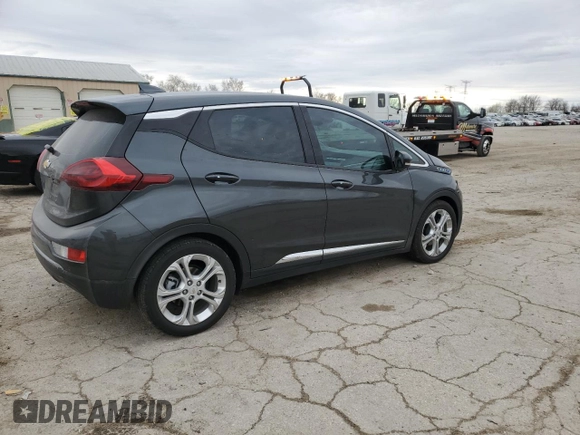 2018 Chevrolet Bolt EV LT with VIN 1G1FW6S04J4139625, listed as a Copart auction lot 50953085 with 27,364 mi miles and Salvage Title. Bid and sale history available at carsss.com. Image 3.