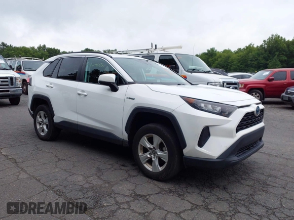 2021 Toyota RAV4 Hybrid LE with VIN 4T3MWRFVXMU019146, listed as a IAAI auction lot 42646836 with 108,450 mi miles and . Bid and sale history available at DreamBid. Image 1.