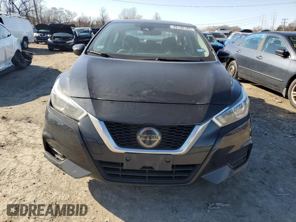 2021 Nissan Versa SV with VIN 3N1CN8EV0ML839675, listed as a Copart auction lot 48136185 with 116,783 mi miles and Salvage Title. Bid and sale history available at carsss.com. Image 5.
