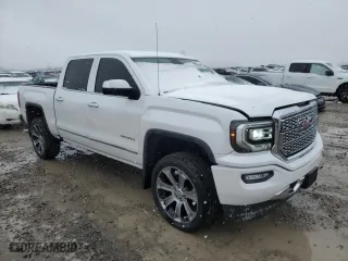 2018 GMC Sierra 1500 Denali with VIN 3GTU2PEJ4JG109628, listed as a Copart auction lot 46085925 with 99,575 mi miles and Salvage Title. Bid and sale history available at carsss.com. Image 4.