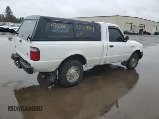 2003 Ford Ranger XL with VIN 1FTYR10D23PA42666, listed as a Copart auction lot 49998695 with 0 mi miles and Salvage Title. Bid and sale history available at carsss.com. Image 3.